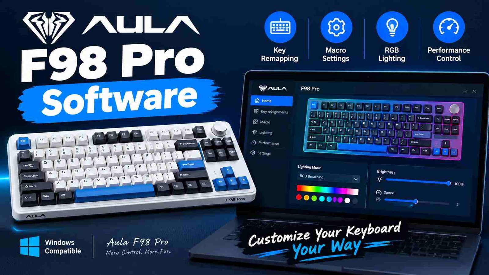 Aula F98 Pro Software