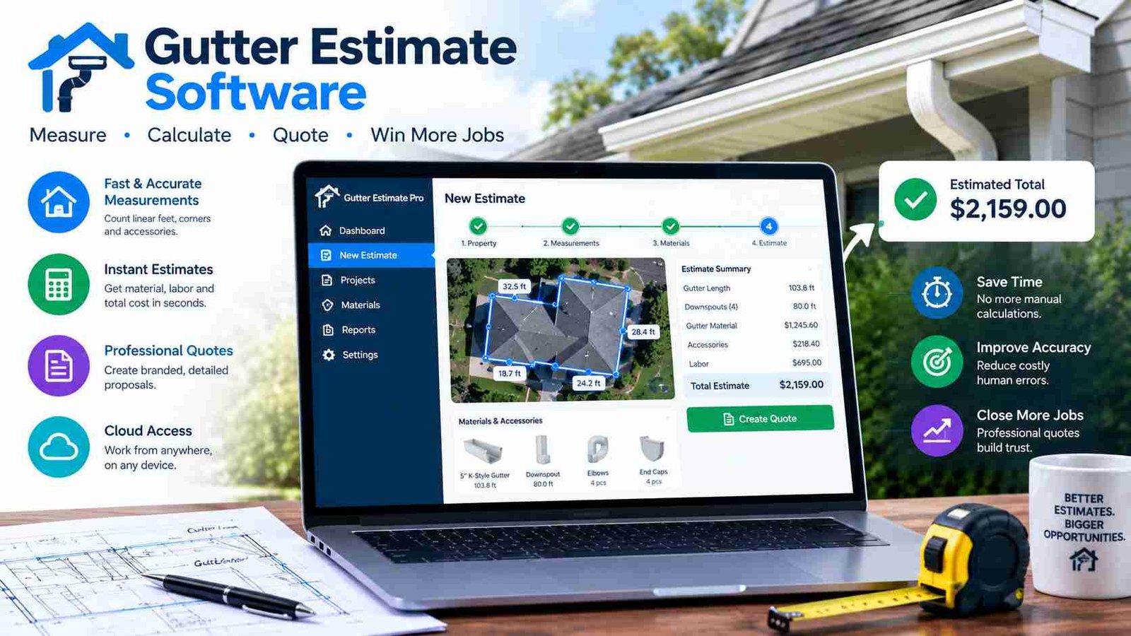 Gutter Estimate Software: Features, Pricing & Complete Guide