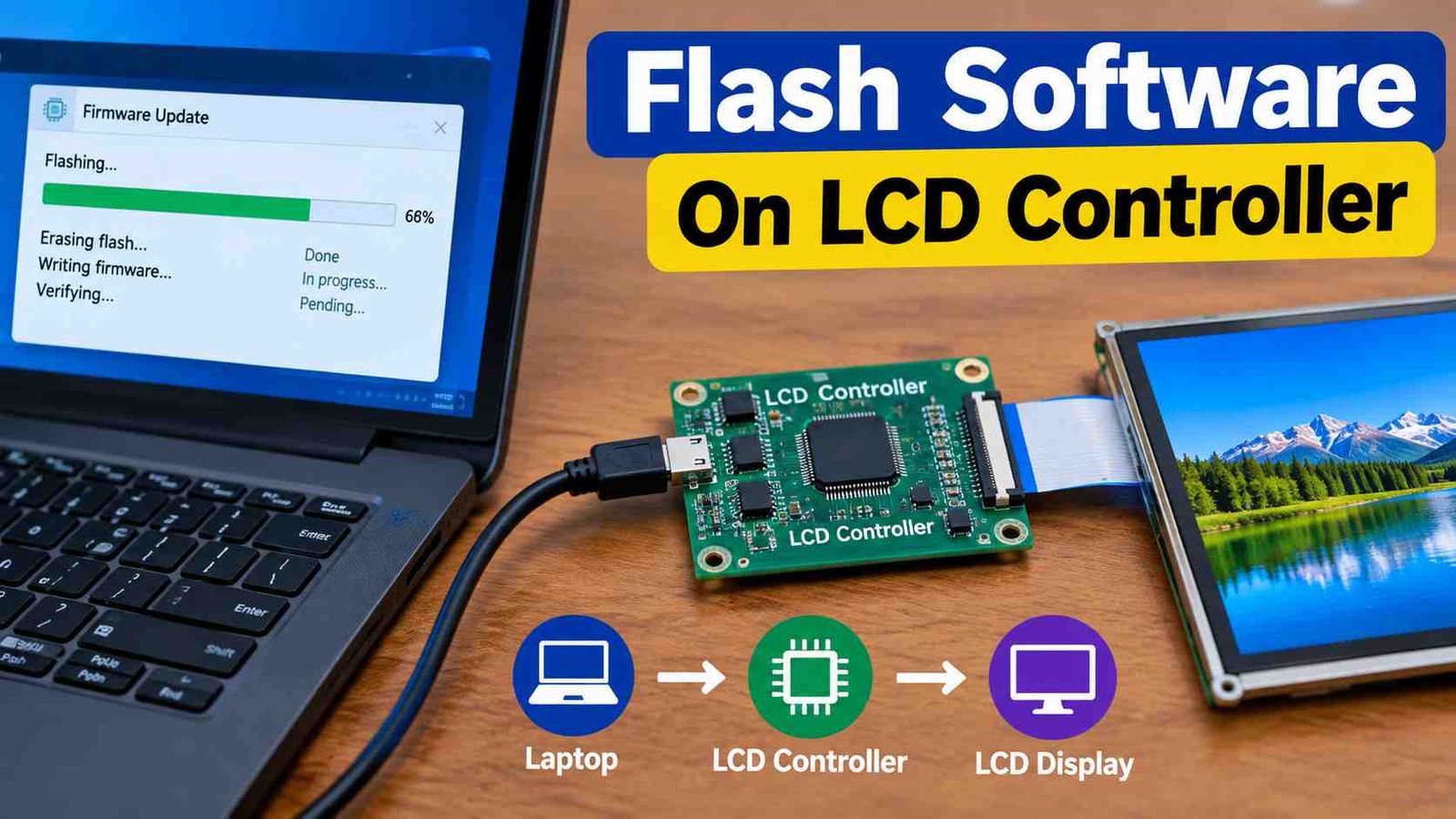 How To Flash Software On Lcd Controller