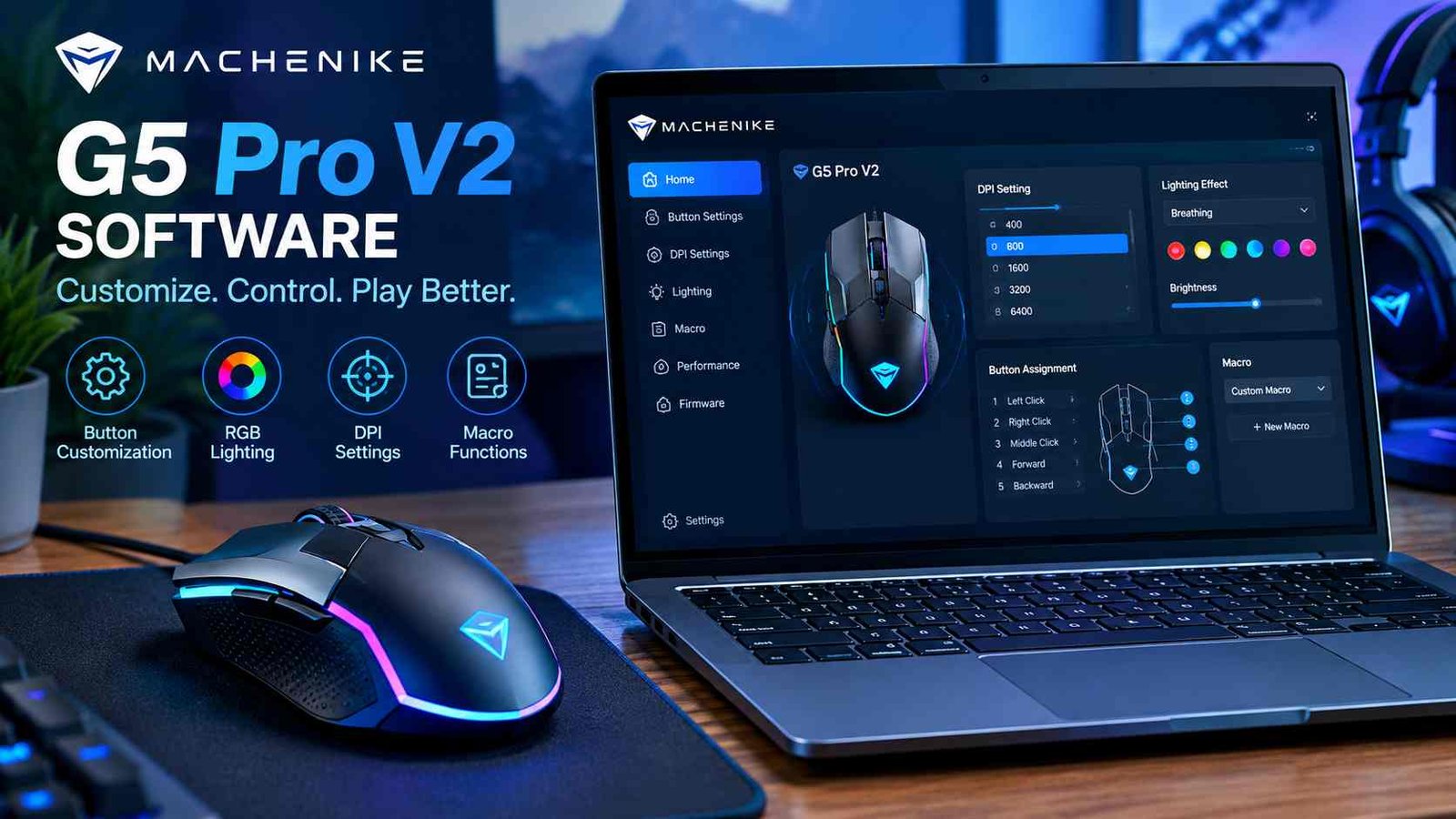Machenike G5 Pro V2 Software