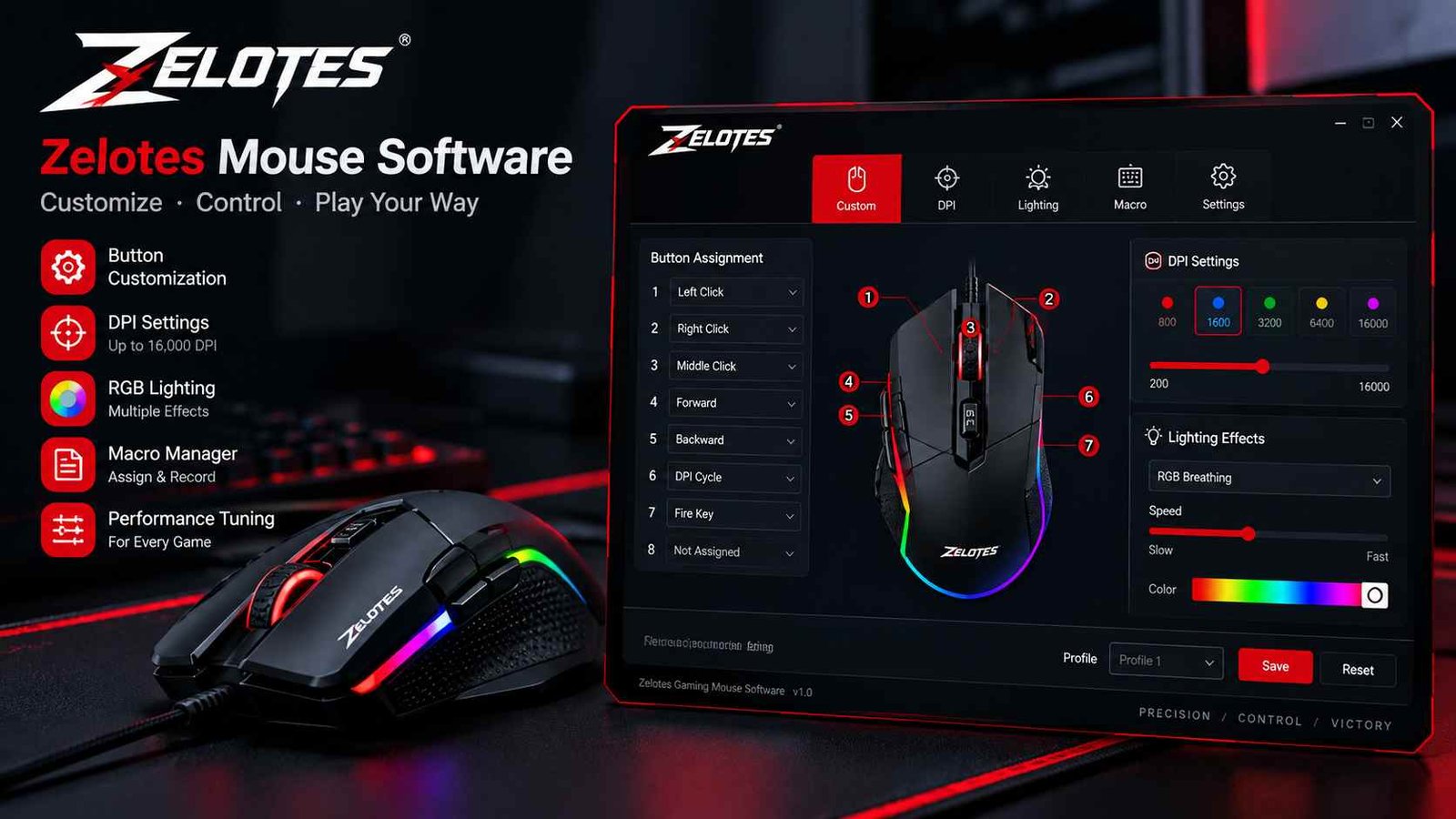 Zelotes Mouse Software: Download & Setup Guide